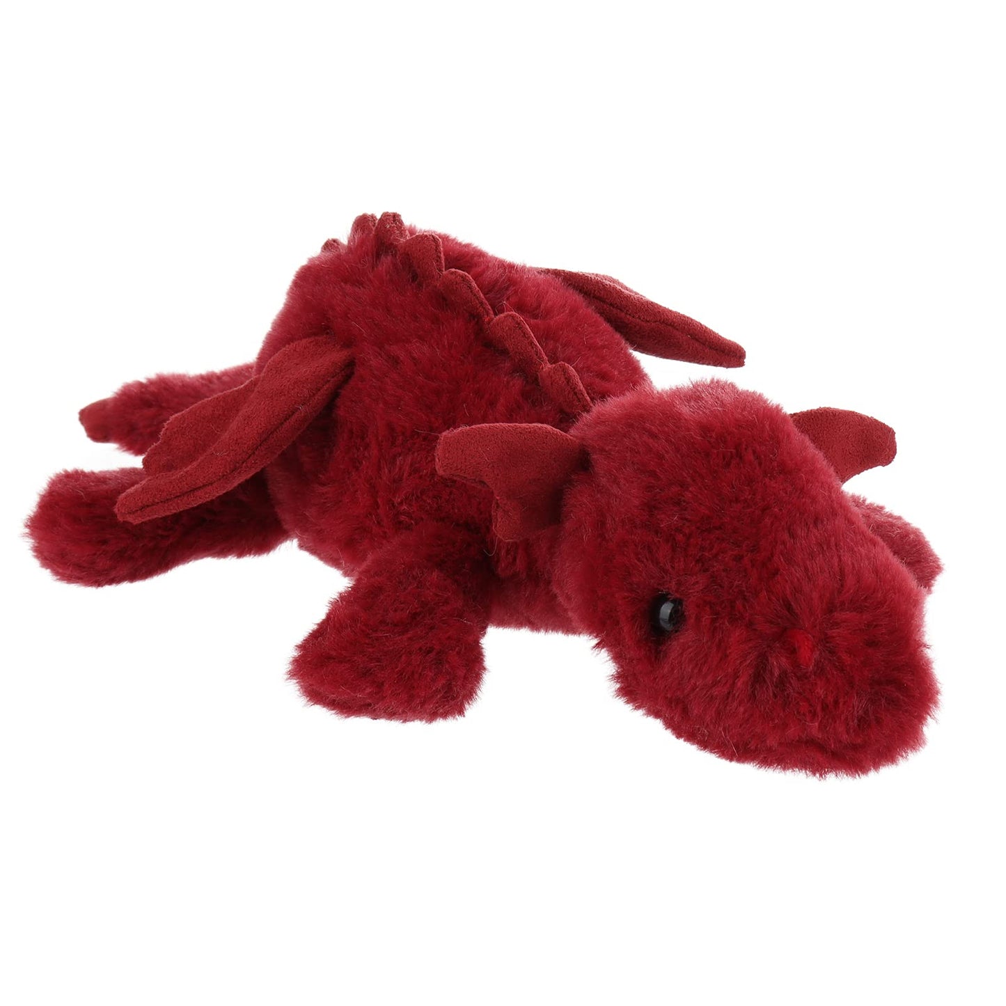 Apricot Lamb Lying Dragon Plush Stuffed Animals for Kids, Soft Cute Plush Toys for Baby Girl and Boy, Large Fluffy Lying Dragon Red