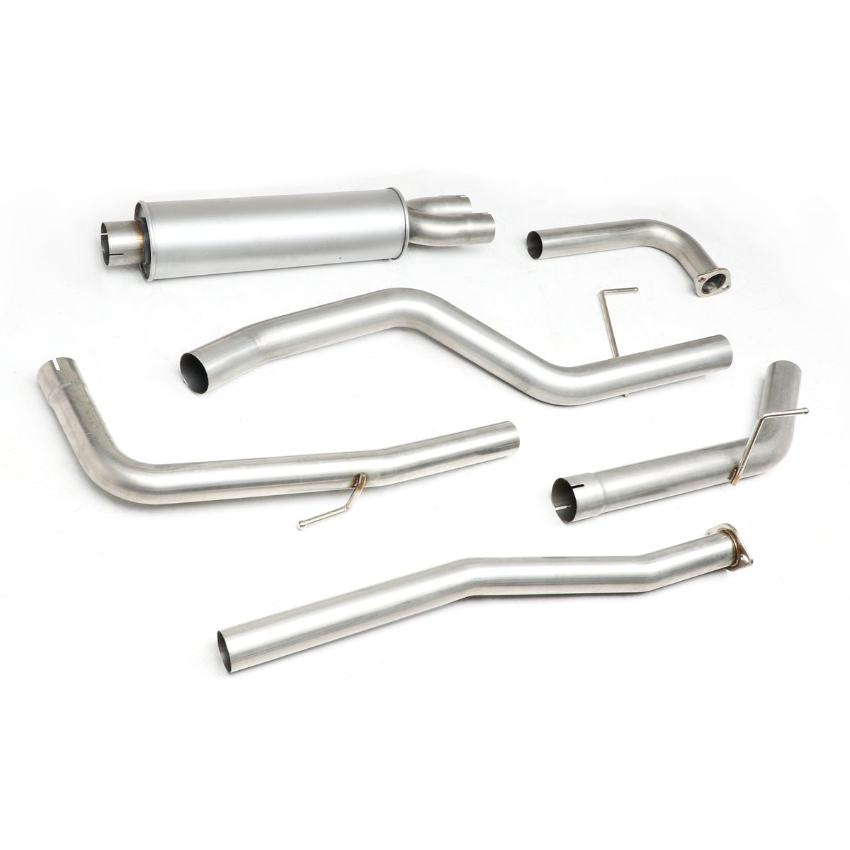 DNA MOTORING CBE-NTT07-56L Stainless Steel Cat Back Exhaust System [Compatible with 04-15 Nissan Titan]