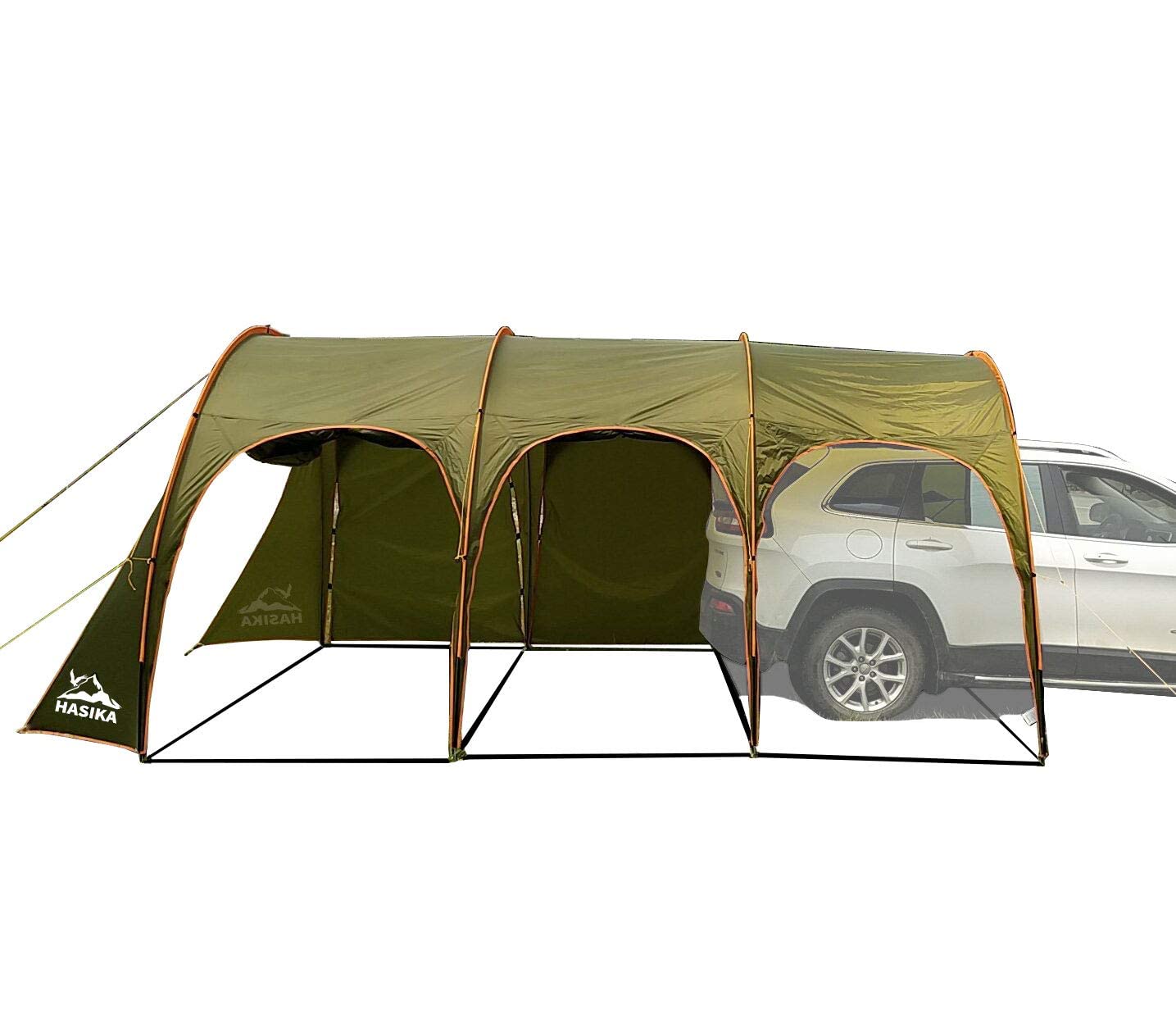 Car Canopy Tent Large Camping Shade for 8-10 Person Family Tent Picnic, BBQ, Friends Gathering Waterproof Windproof Lightweight Easy Setup 15 * 10 FT