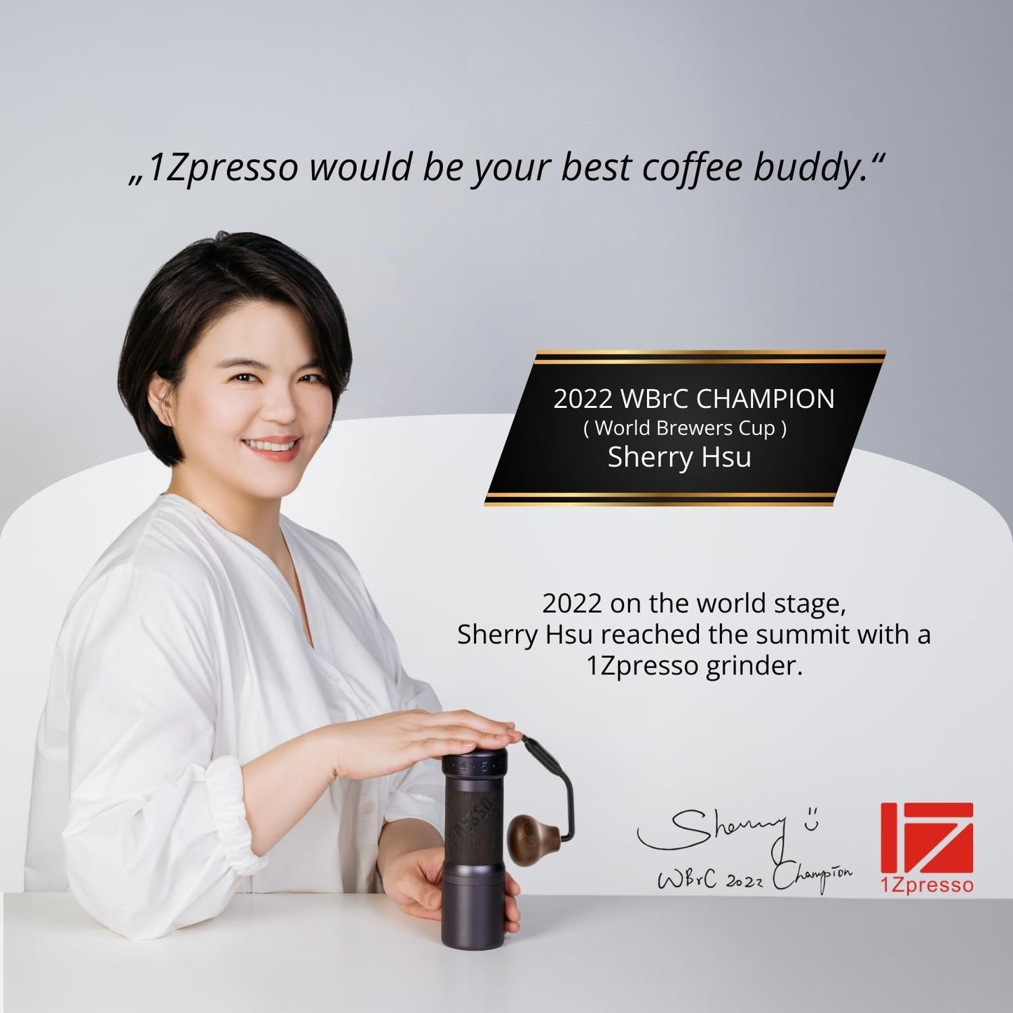 1Zpresso K-Ultra Manual Coffee Grinder Iron Gray with Carrying Case, Assembly Consistency Grind Stainless Steel Conical Burr, Foldable Handle, Numerical External Adjustable Setting, All-Round Grinder