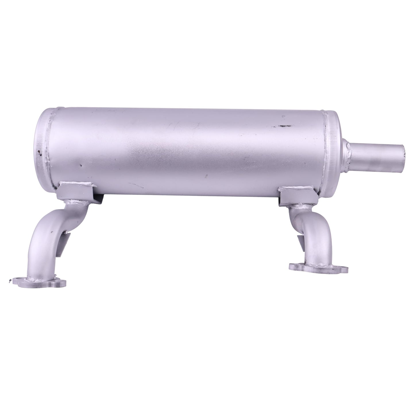 DVPARTS Low Mount Horizontal Muffler 49070-0878 Compatible with Kawasaki 651V 691V 730V 726cc