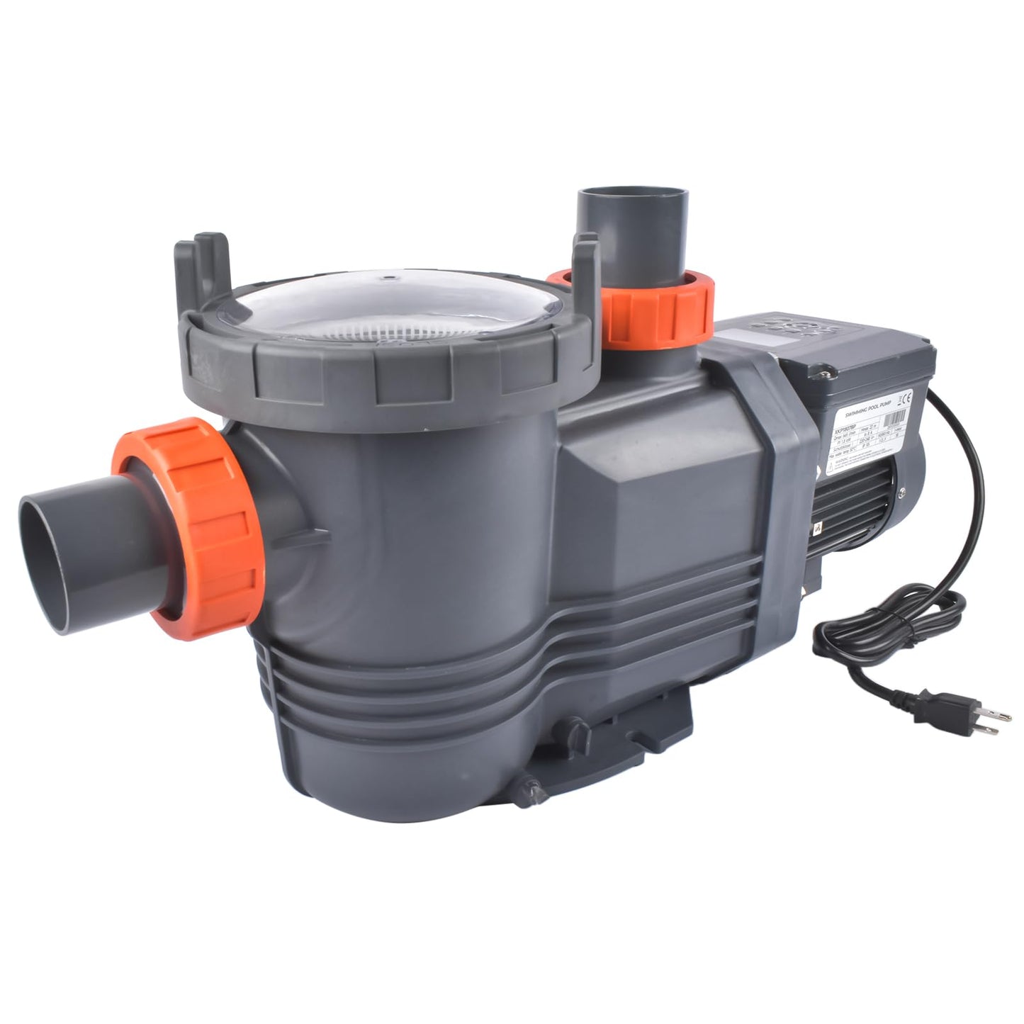 Getanye 2.5HP Variable Speed Pool Pump, 10567GPH High Flow Energy Efficient Pool Pump for Above and Inground Pool with Programmable Timer & Rain Cover, 220V-240V, XKP1807BP
