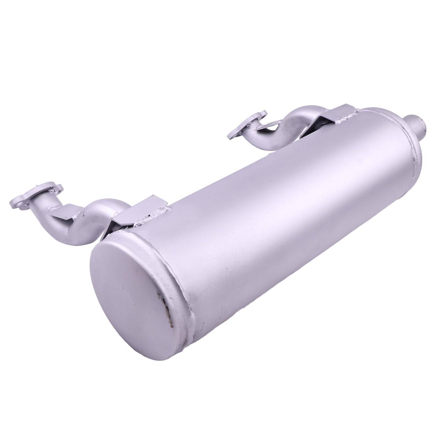 DVPARTS Low Mount Horizontal Muffler 49070-0878 Compatible with Kawasaki 651V 691V 730V 726cc