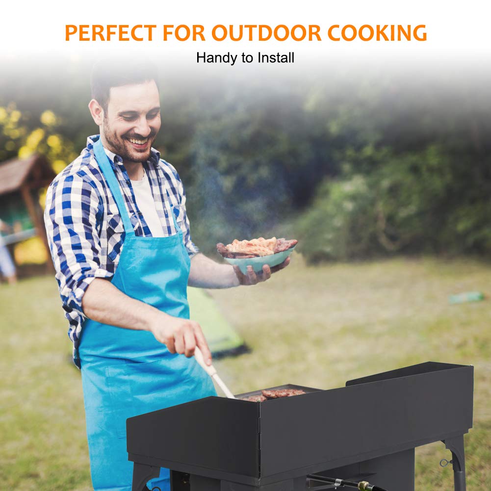 Camplux Camping Stove 2 Burners, Propane Burner 260,000 BTU, Heavy Duty Gas Stoves for Outdoor Cooking