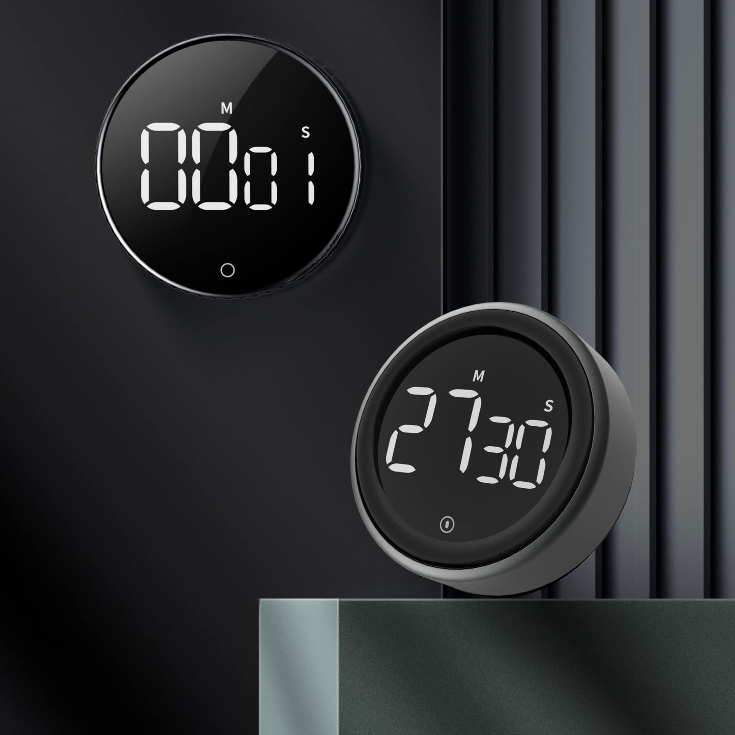 TEOYETTSF LED Digital Kitchen Timer Cooking Shower Study Stopwatch Alarm Clock Magnetic Electronic Cooking Countdown