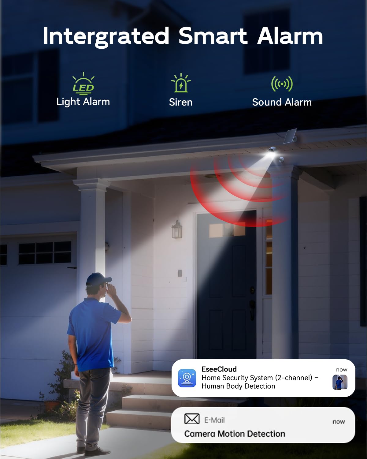 TIEJUS 3K 4MP Security Cameras Outdoor Wireless, Solar Powered Cameras for Home Security, No Subscription, Smart Detection, Color Night Vision, 2-Way Talk, 2.4/5GHz WiFi, 32GB Local Storage