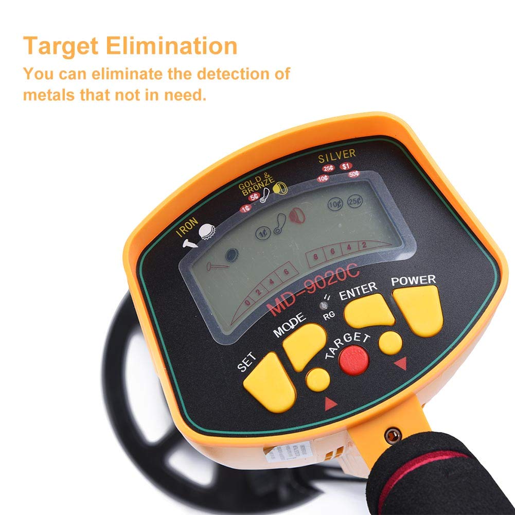Metal Detector for Adults Professional, 3-10ft Detection Depth High Sensitivity Water Detection Gold Detector with LCD Display Underwater Scanner