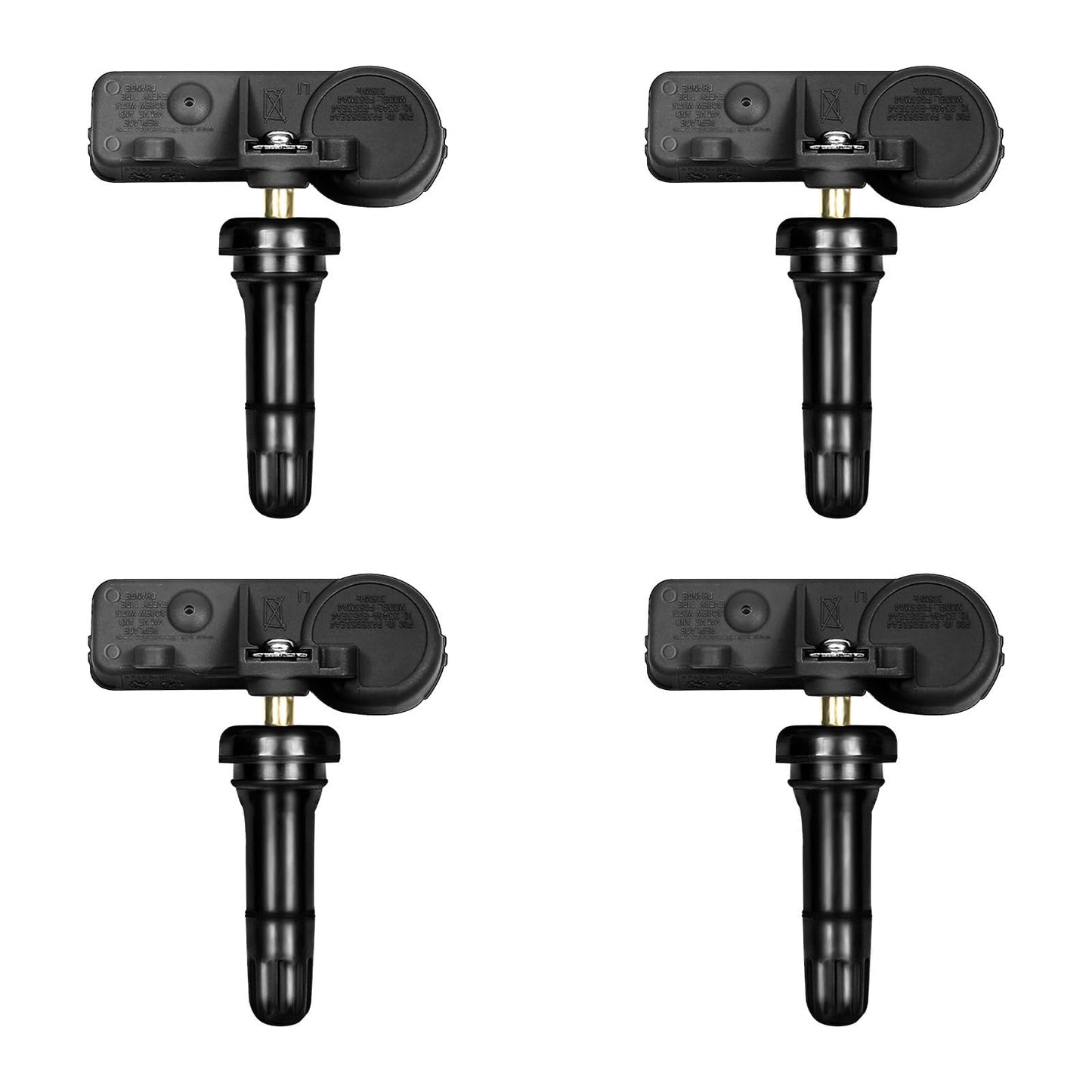 HQPASFY TPMS Sensor 315MHz Tire Pressure Monitoring Sensor Compatible with Chevy Silverado GMC Cadillac Buick Pontiac Hummer Saturn & More Replaces# 13586335, 13581558, 13598771, 13598772 4 Pack