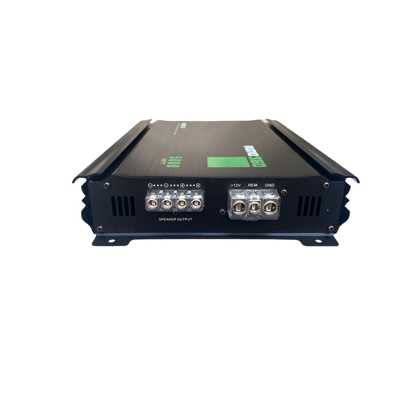 Audio360 AD5000.1 Monoblock Car Audio Amplifier, 5000W Max Power, Compact Class D 1-Ohm Stable Subwoofer Amp with 90dB SNR, Clean Deep Bass Output