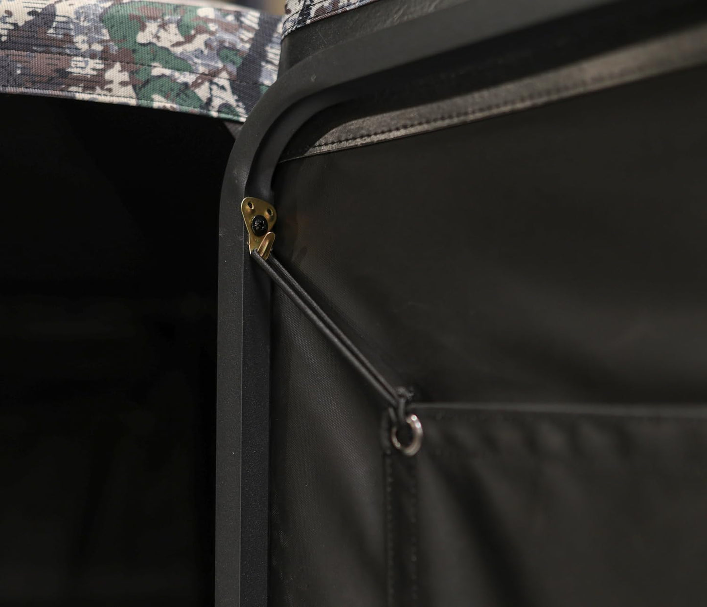 Hawk Warrior Hunting Durable 72'' L X 78'' T No-Tool Assembly Camo Concealing Ground Panel Blind with Silent Magnetic Closures & Multiple Windows