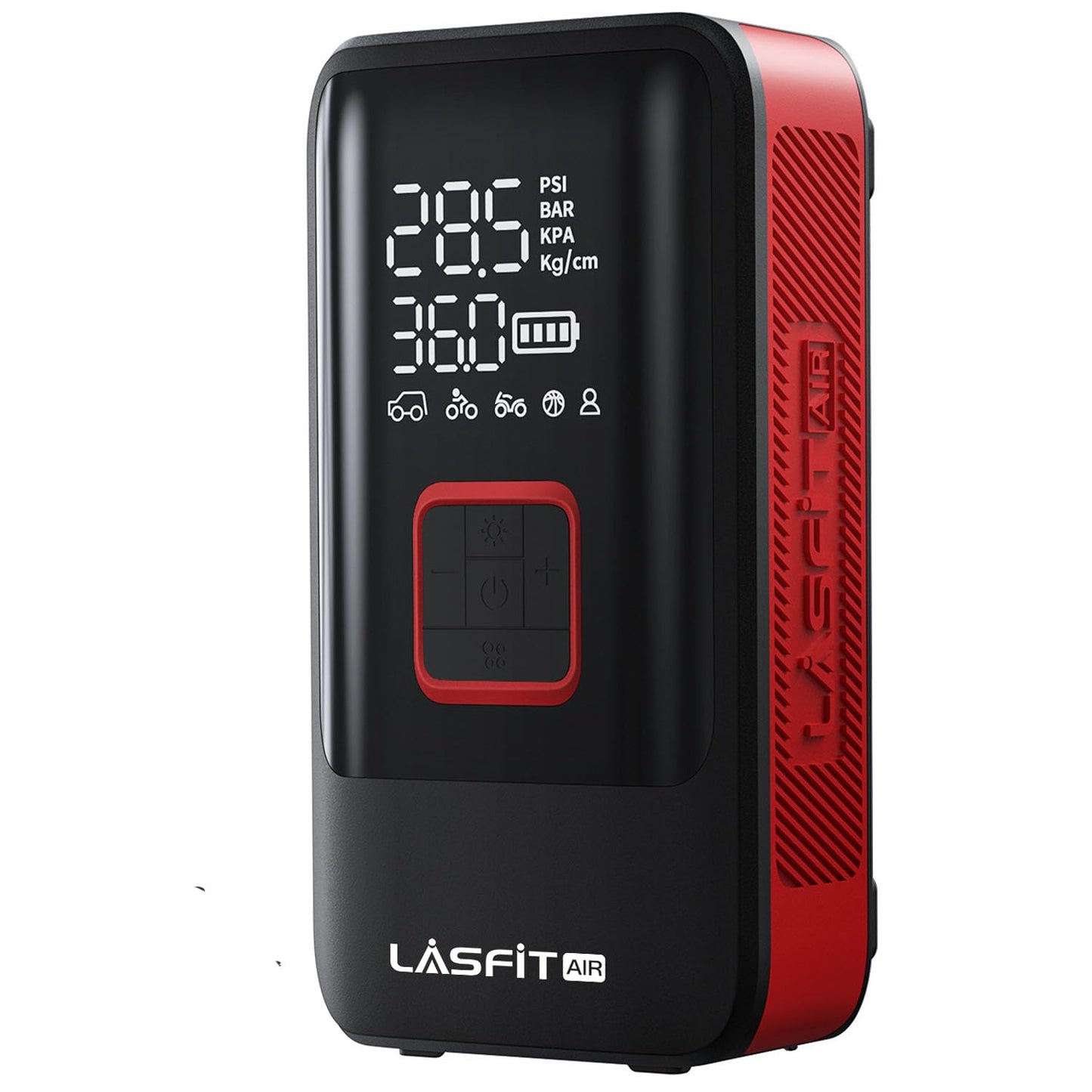 LAP-TK1 Tire Inflator Portable Air Compressor [Fit Pickup Truck & Large SUVs] 150PSI Tire Inflator 12000mAH Battery Operated Air Pump for Car Tires with Digital Pressure Gauge, Smart Auto Stop