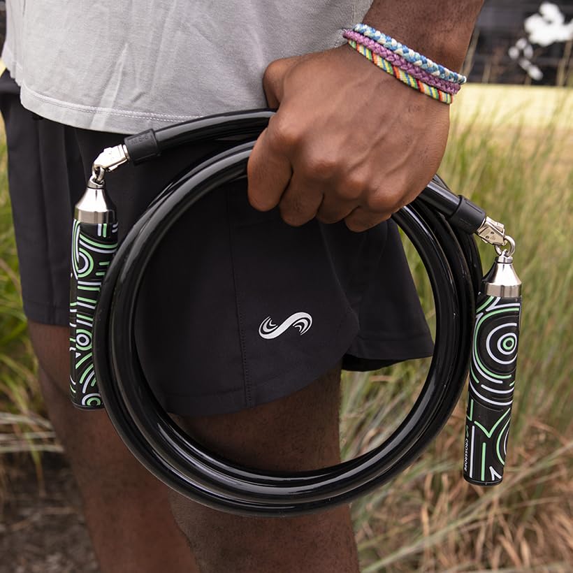 Crossrope Get Strong Set - Weighted Jump Ropes for Strength Training - Improve Power and Endurance in a Fun Jump Rope Workout - Small