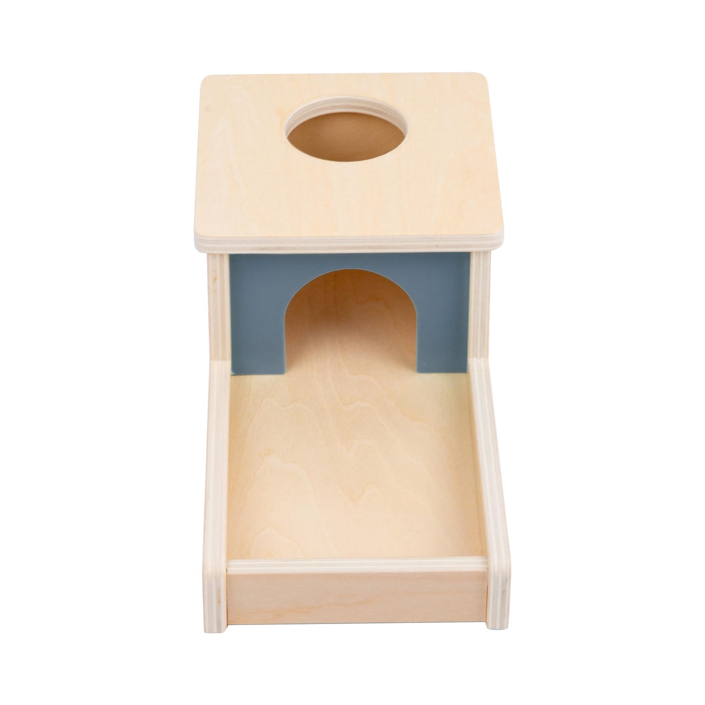 Adena Montessori Wooden Toy for 6-12 Month Baby 3 Balls, Object Permanence Box with Tray Colorful Learning Education Toy for Toddler Kid 1-2 Year Old, Preschool Developmental Girl and Boy Gift