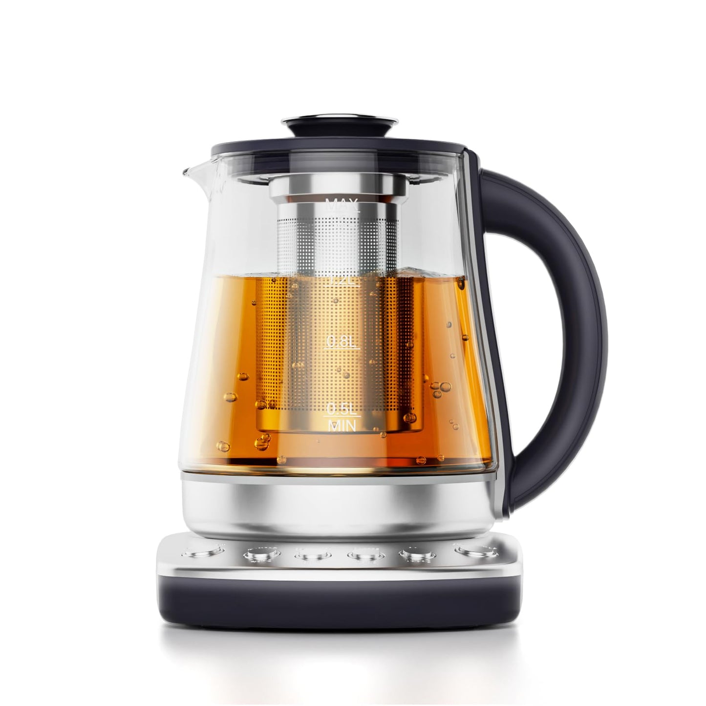 olayks. Electric Kettle With Infuser, 1.5L Electric Tea Kettle With Temperature Control, 1200W Fast heating for Pour Over Coffee, Brew Tea, Boil Hot Water, BPA-Free, Easy to Clean G888B