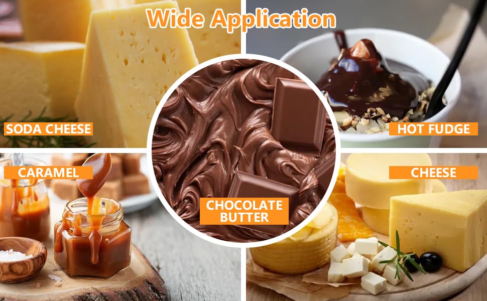 Commercial Electric Sauce Warmer Electric Cheese Sauce Warmer Hot Fudge Warmer Dispenser Cheese Dispenser Warmer with 4 Pump(110v/60Hz)