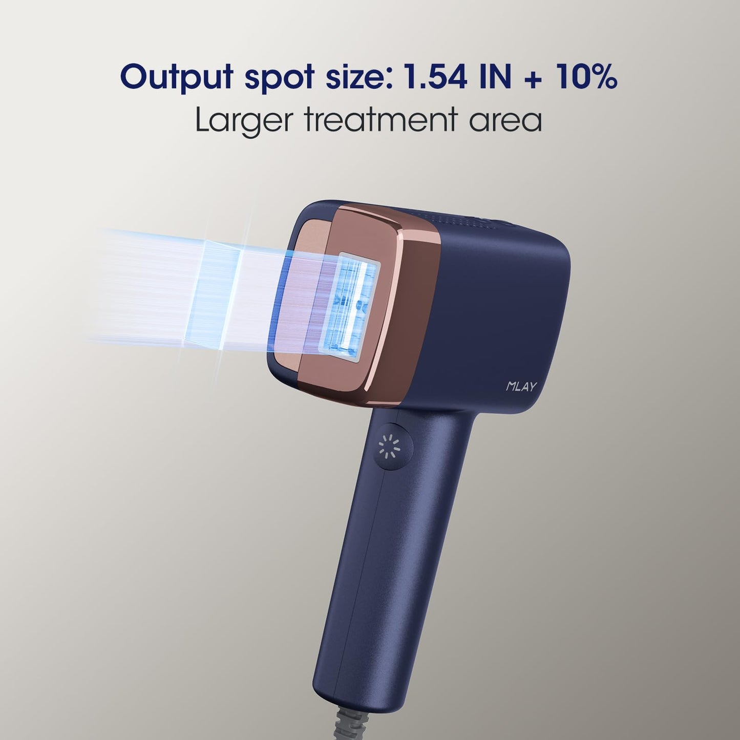 MLAY T14 Hair Removal Device, 0.5s/flash, 20J High Energy IPL Hair Removal Device with ice-Cooling System, 5 Energy Levels, Hair Removal Device Can Be Used All Over the Body +1*bikini HR + 1* Face HR