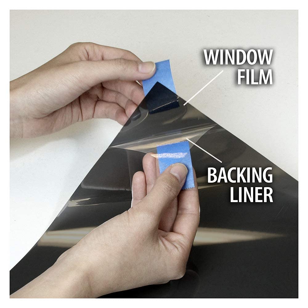 BDF NA20 Window Film Daytime Privacy and Sun Control Natural Black 20 (Dark) - 36in X 50ft