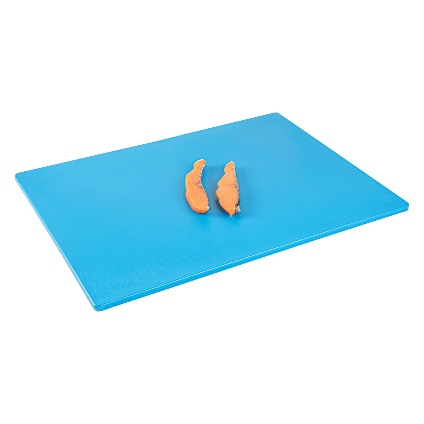 Restaurantware-RW Base 24 x 18 Inch Cutting Boards, 10 Color Coded Chopping Boards - No Scratch, Dishwashable, Blue Plastic Cutting Board Mats, No Slip, Reversible, For Raw Seafood
