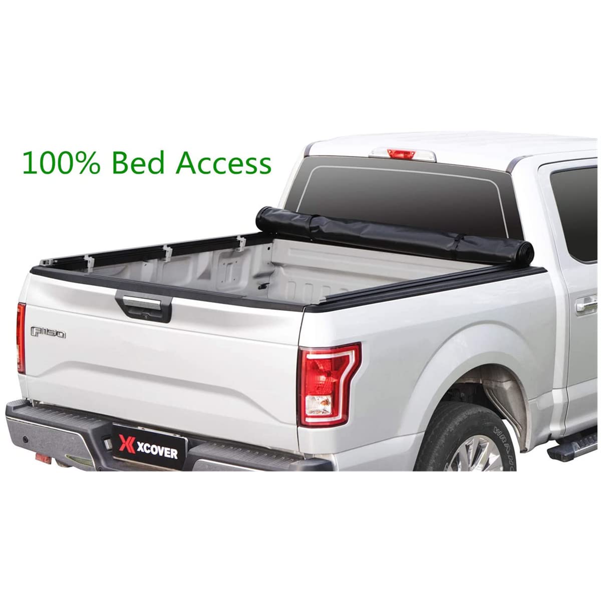 XCOVER Soft Roll Up Bed Cover, Tonneau Cover Compatible with 2015-2022 Colorado/Canyon 5' Bed