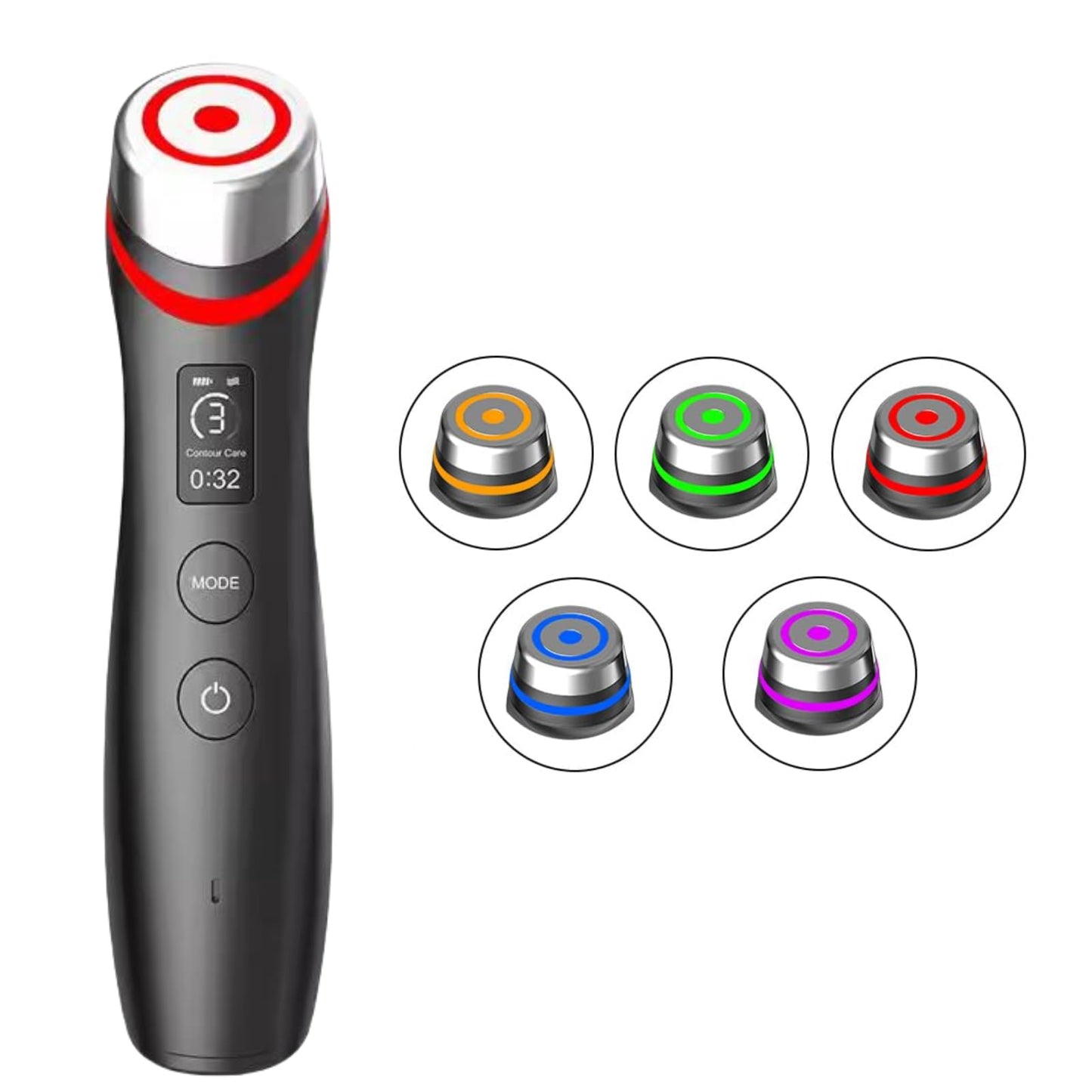 Pro Anti-Wrinkle Device| 6-in-1 Real Glass Glow Beauty Massager with 5 Modes | Looking Glass Skin | Korean Skin Care Enhanced Absorption, Elasticity,Facial Neck Lifting, Firming and Pore Care