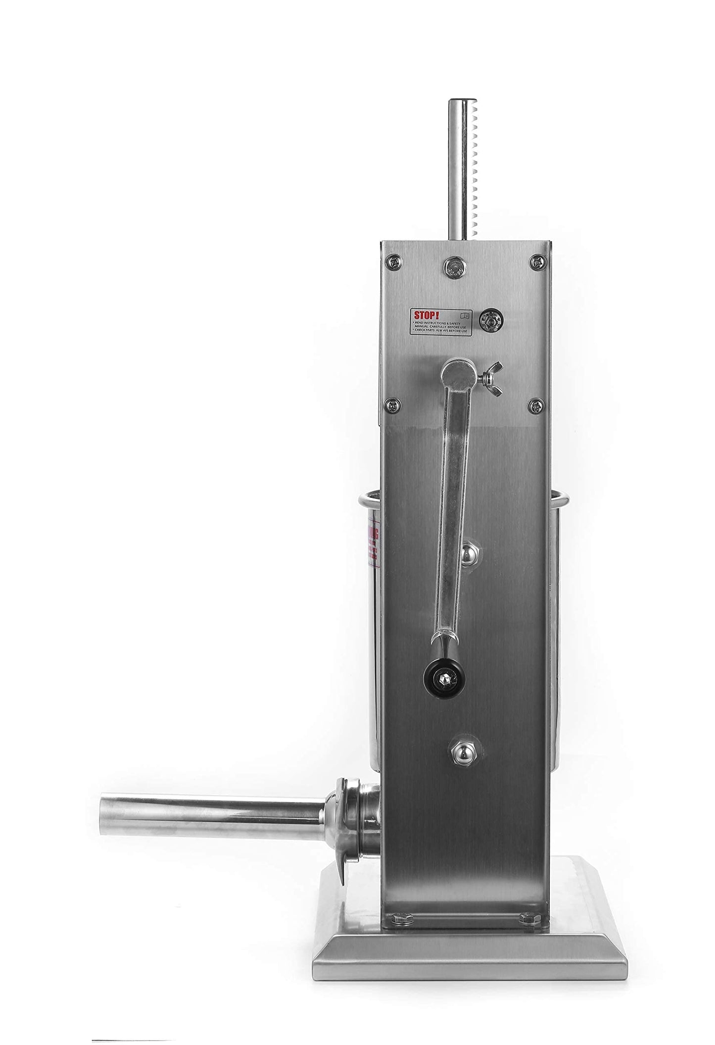 Stainless Steel Vertical Sausage Stuffer,Sausage Stuffer Machine,Sliver,Dual Speed, Easy Clean Up Sausage Maker (7Lb/3L),Deer Processing Equipment,Maquina Para Hacer Churros