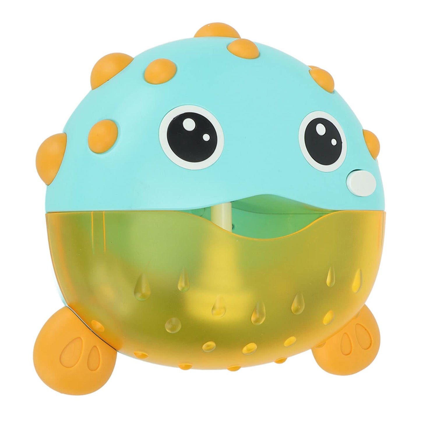 Pilipane Baby Bubble Machine Automatic Cute Music Kids Bubble Maker Toy with Suction Cup for Toddler Bath Time Plastic Electronic Components 19cm