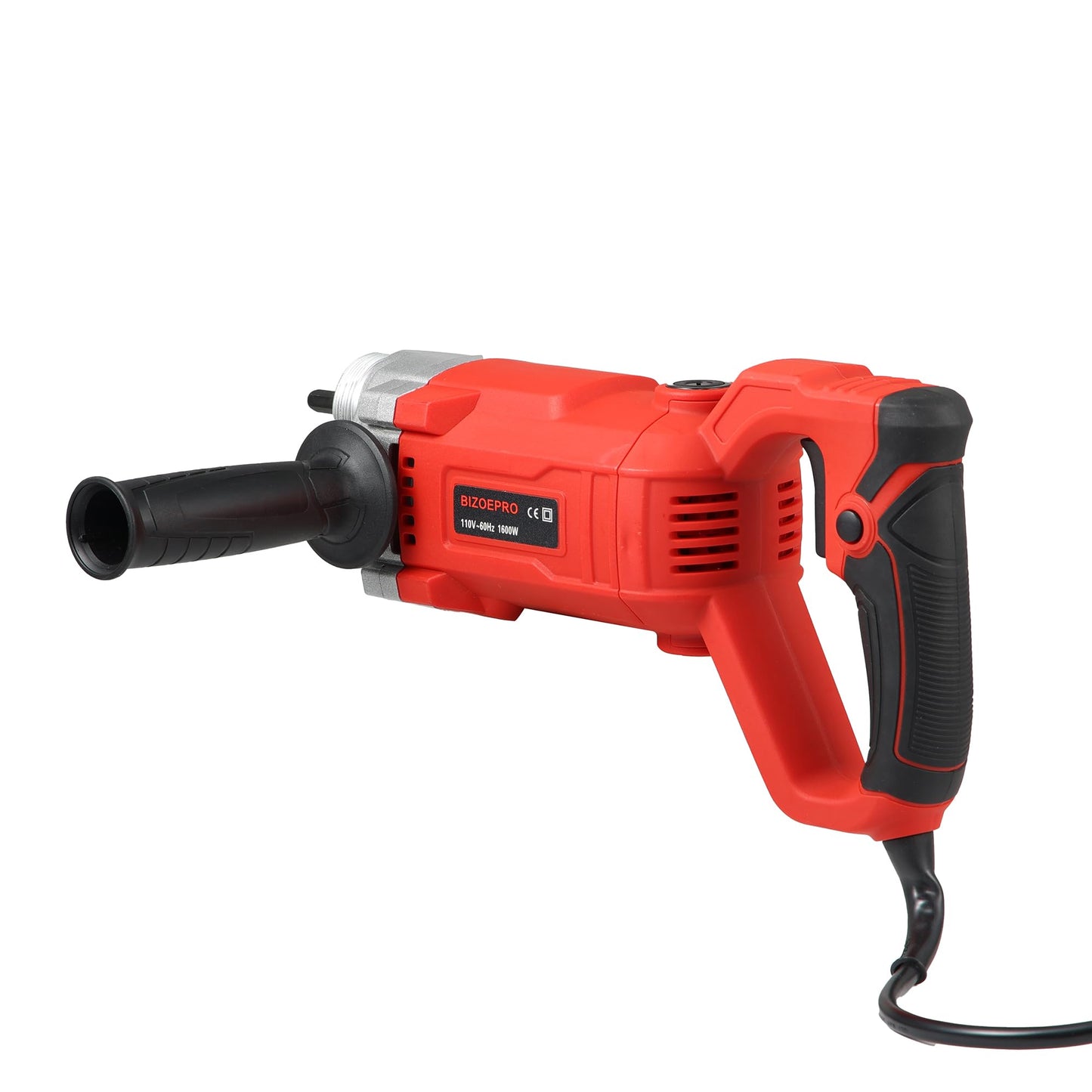 Bizoepro HandHeld Concrete Vibrating Tool, 1600W 15000RPM Electric Concrete Vibrator 6.6ft Shaft Rod 2HP Portable Pencil Cement Remove Air Bubble and Mix Concrete