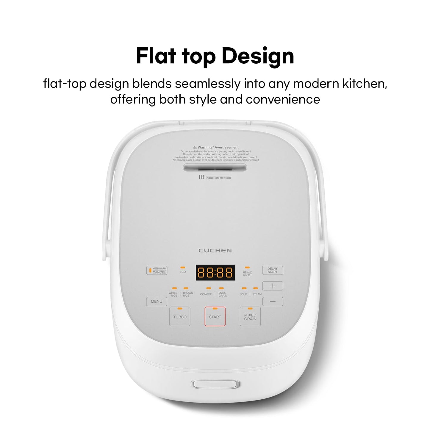 [CUCHEN] IH Induction Heating Rice Cooker/Micom 5.5 Cups/Specialized for Jasmine Rice, Basmati Rice, Calrose Rice