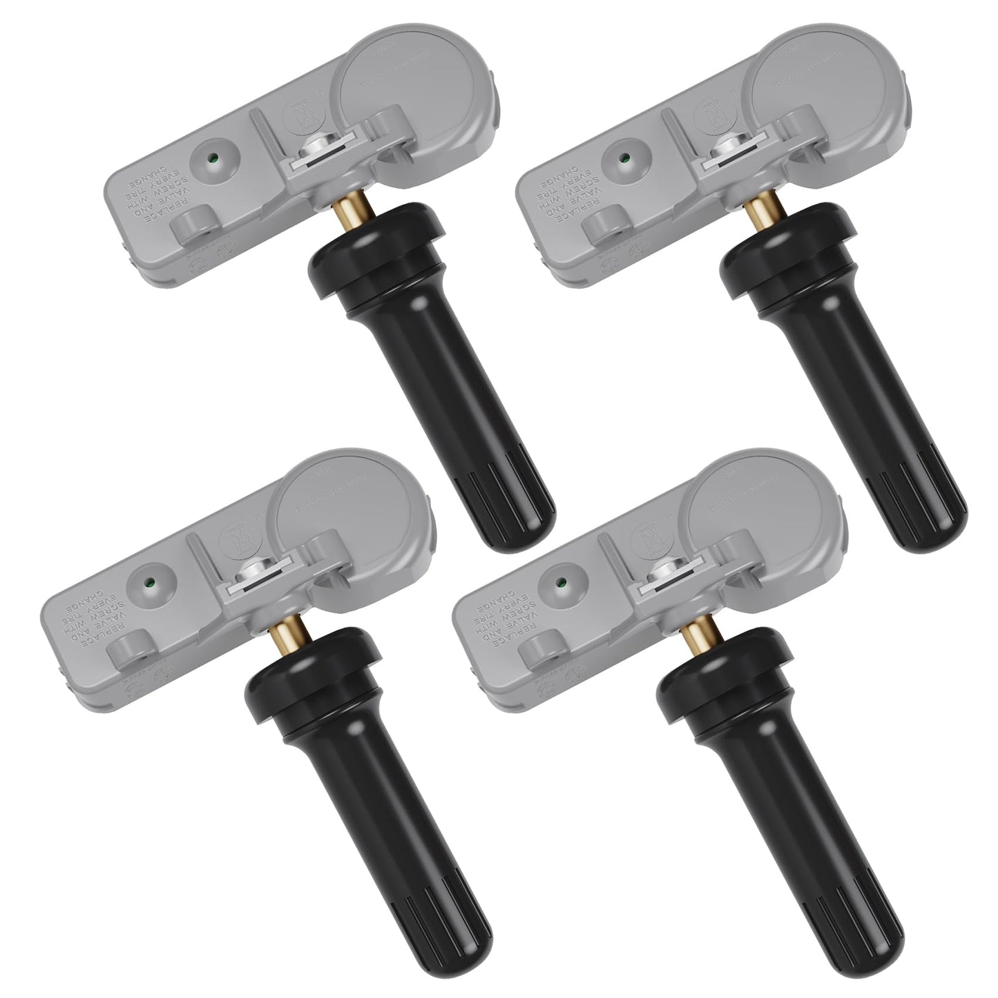 TPMS Sensor, 4Pack 315MHz Tire Pressure Monitor Sensors Compatible with Buick GMC Chevy Cadillac Replace#13581558 13598771,13598772,13586335,20923680