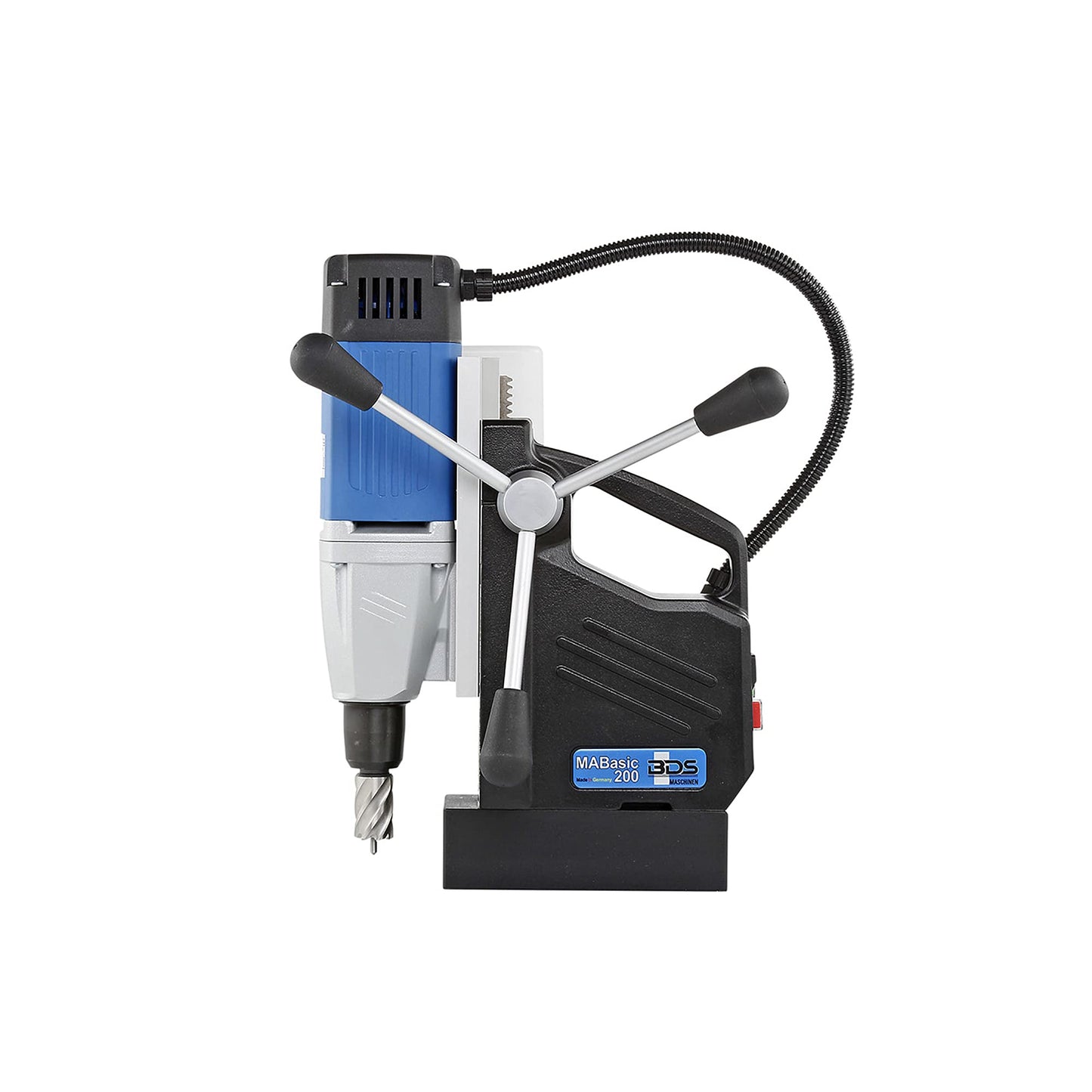 CS Unitec | MABasic 200 | Single-Speed Portable Magnetic Drill. Max Hole Capacity 1-3/8" Diameter, 8.2 Amp, 110 Volts, 450 RPM - Made in Germany