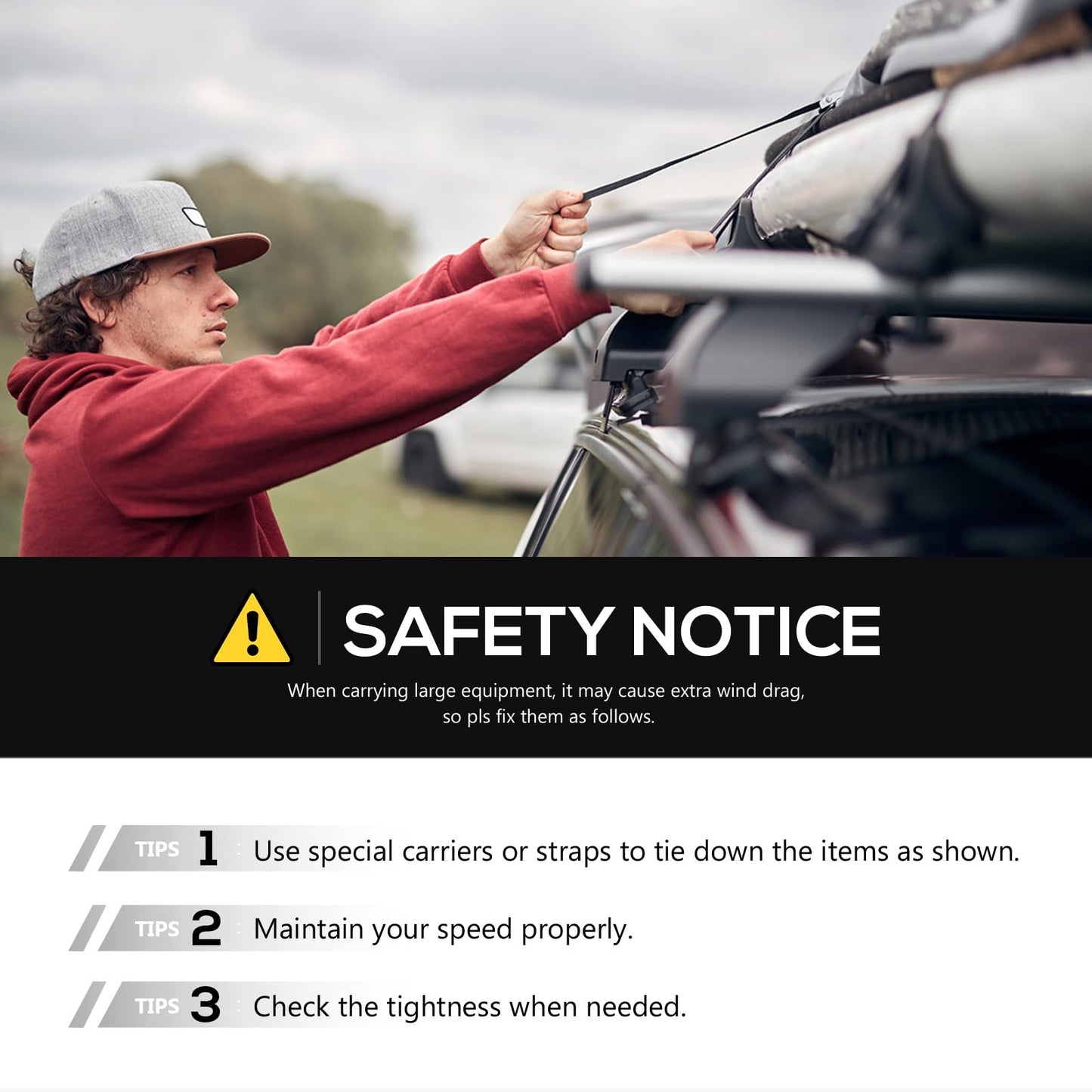 YZONA Roof Rack Cargo Basket with LED Light Bar fits 2005-2023 Tacoma Double Cab/Crew Cab (4 Full Size Doors), Off-Road Truck Cargo Carrier Rooftop Luggage Storage Holder
