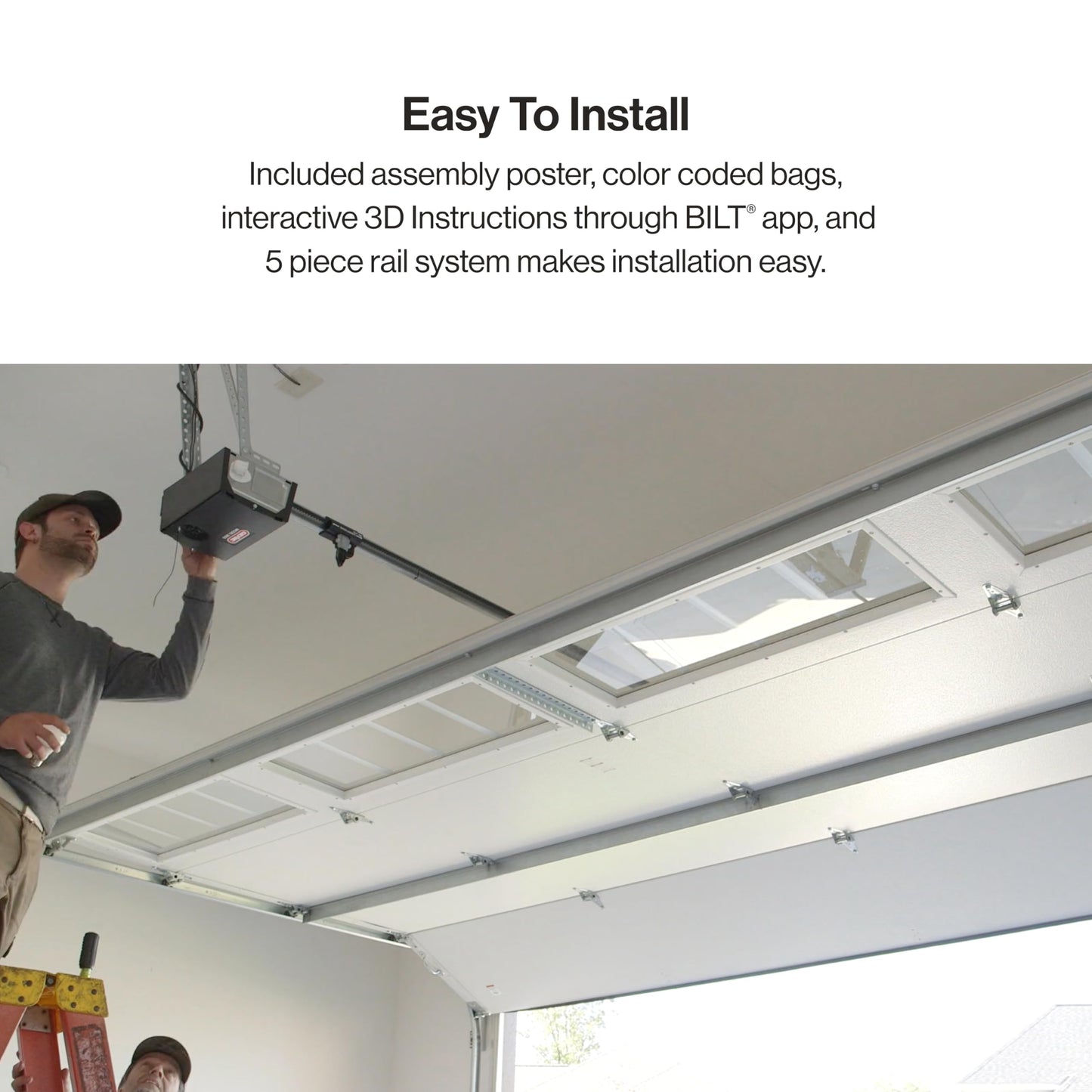 Genie StealthDrive 7155 Connect Smartphone-Controlled Belt Drive Garage Door Opener - 1 Each