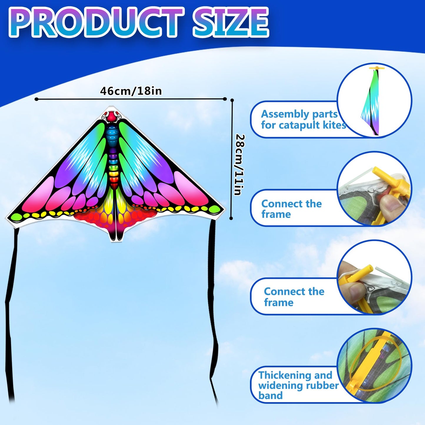 YongnKids 20 Pack Mini Kite for Kids Adult,Party Favors Finger Launcher Kites on Outdoor Indoor Toy Game Classroom Prizes Creative, Flying Kites Toys Birthday Gift for Boys Girls 3-5 4-8 Year
