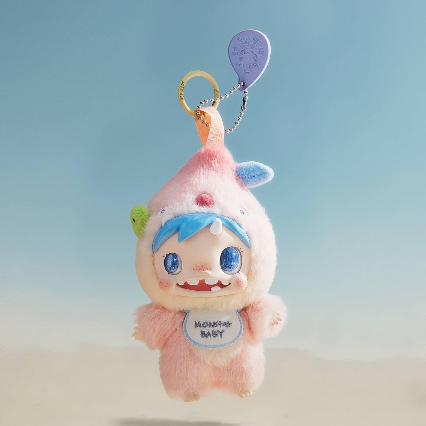 POP MART POLAR-Monster Baby Collection Series Plush Pendant Ver.1 Blind Box, Collectible Toys Decorations, Holiday Birthday Gifts for Girls and Boys, Whole Set