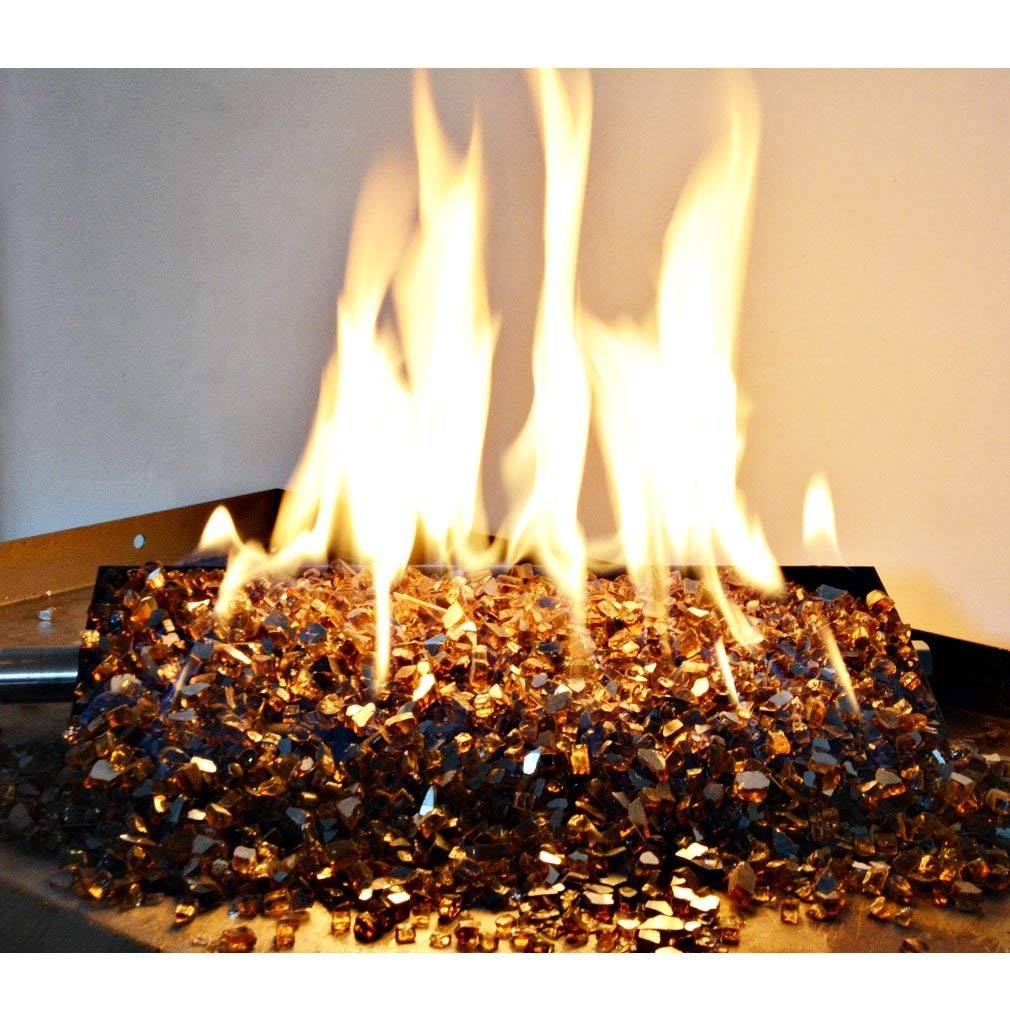 Stanbroil Stainless Steel Natural Gas Fireplace Dual Flame Pan Burner Kit, 14.5-inch