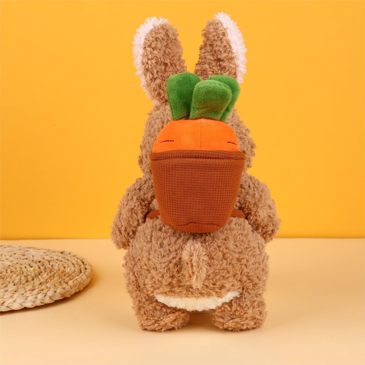 PuffPop Cute Bunny Stuffed Animal Plush Toy - Adorable and Lifelike Design, Super Soft, Perfect Christmas&Easter Gift, Stuffed Bunny for Kids, Girls, Boys, and Collectors