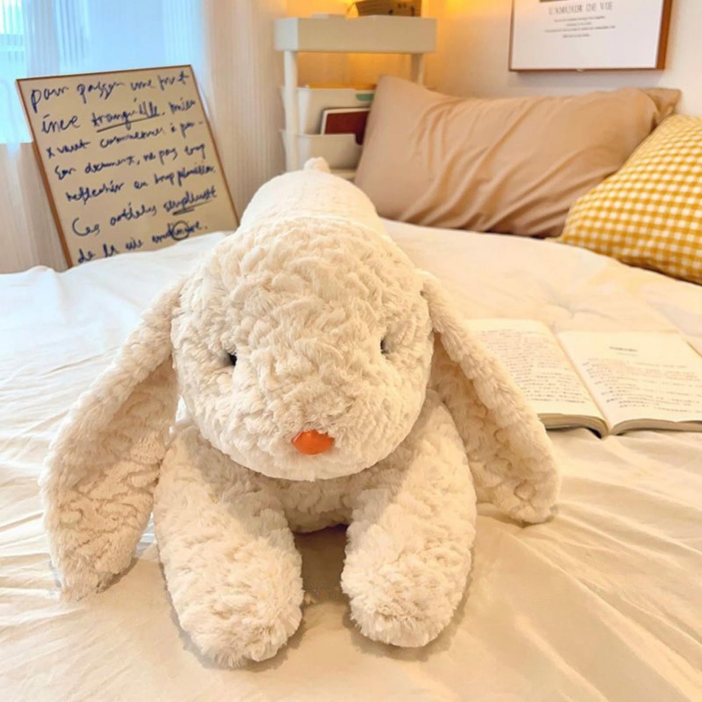 Ryttir 40 Inch 15% Chubbier Large Bunny Stuffed Animal,Soft Rabbit Plush Stuffed Bunnys Body Pillow for Kids and Adults - Perfect Valentine Rabbits Gifts for Cuddling