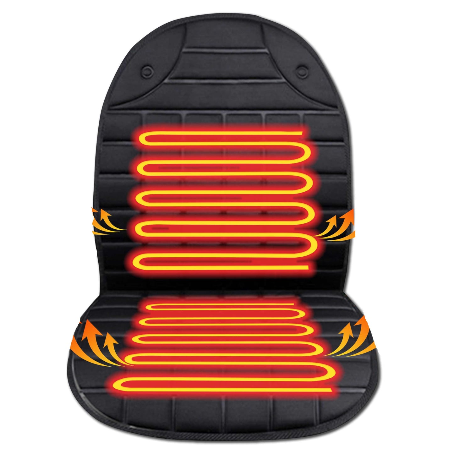 Teomi Heated Seat Covers, 2 Fast Heating Models Heated Seat Cushion Black