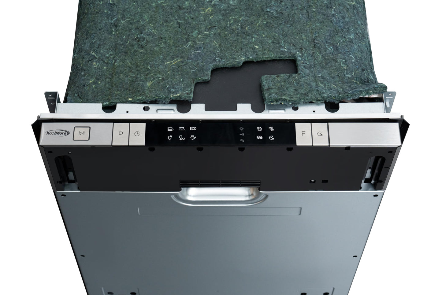 KoolMore 18 in. ADA Panel Ready with 8 Place Settings 52 DB Dishwasher in Stainless-Steel, UL and Energy Star Certified (KM-DW1852-PR)