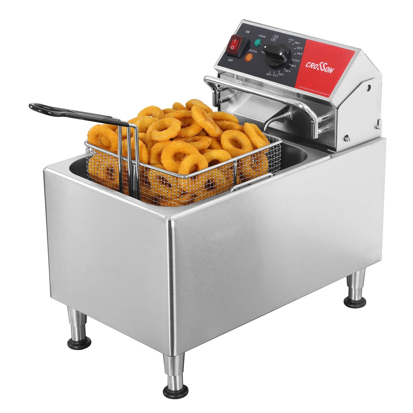 Hot Dog 7 Roller and Commercial Electric 15Lbs Deep Fryer