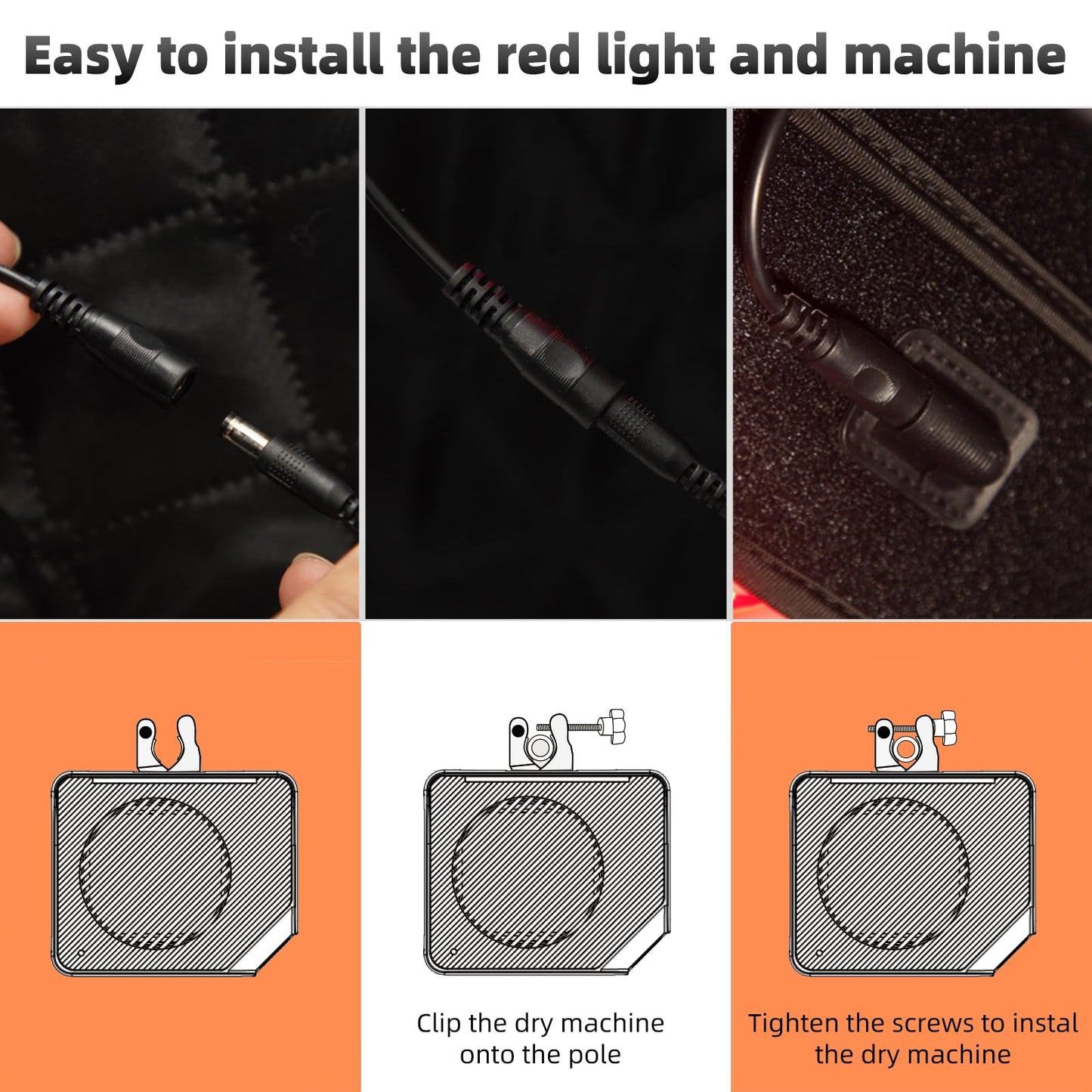Gollense Hot Air Sauna with 660nm Infrared Red Light Therapy Lamp, Portable Sauna for Home Relaxation One Person Dry Sauna Box, 1500W High Power & 6ft-Tall Personal Tent with Foldable Chair, Black