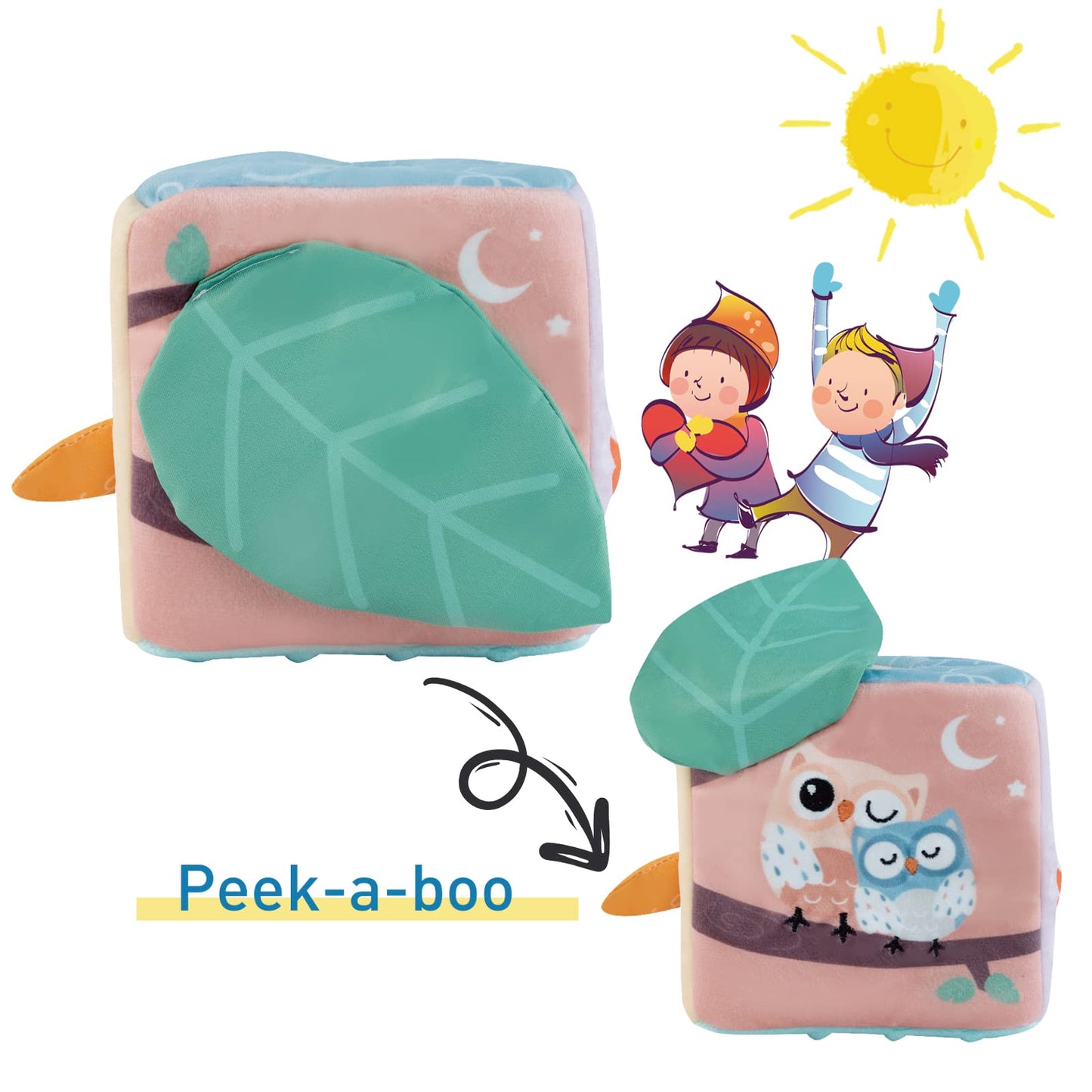 Twefex Baby Tissue Box Toy, Montessori Toy for Babies 6-12 Months, Tissue Box Baby Sensory Toys for 1 Year Old Boy Girl, Early Learning Baby Infant Toys 6-12 Months