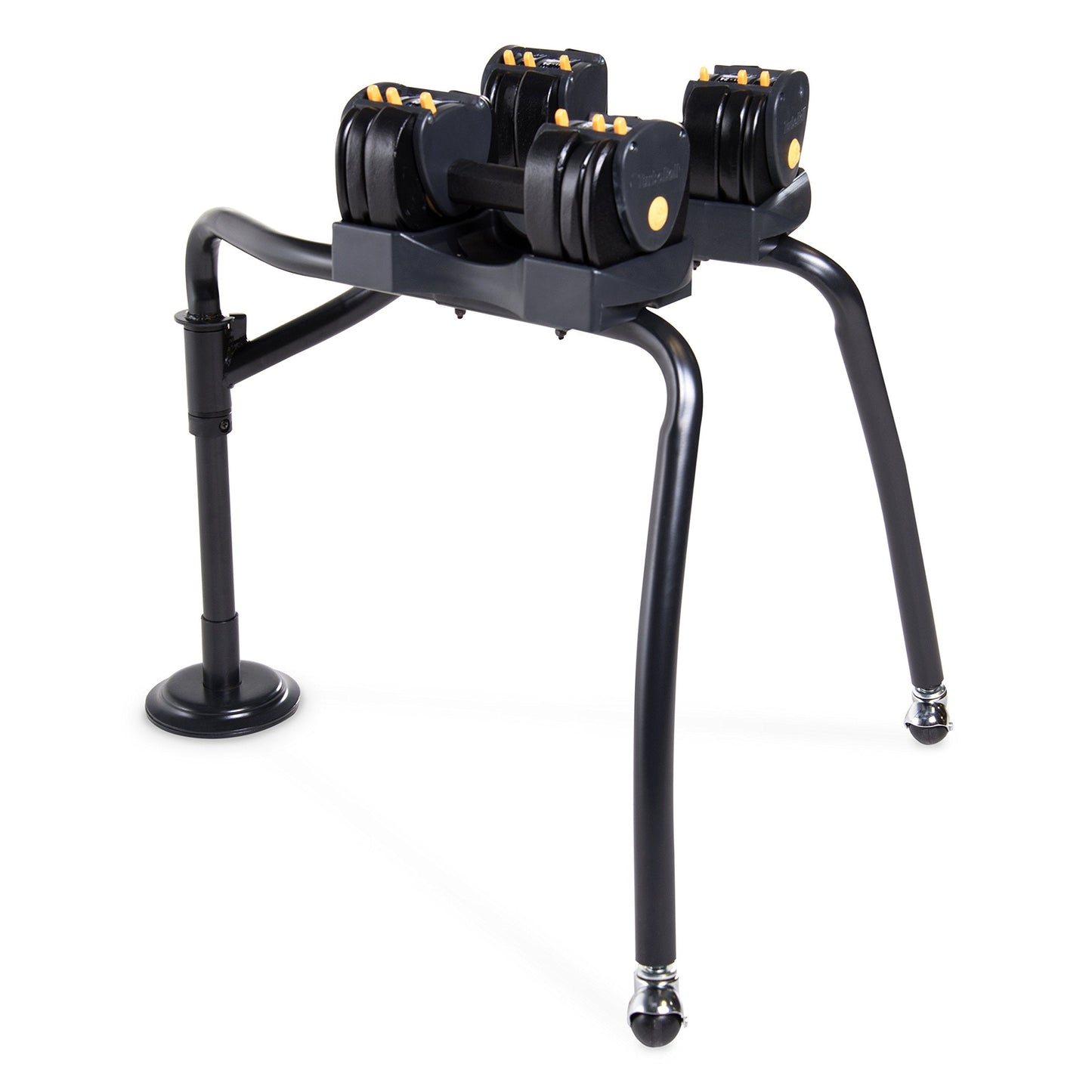CAP Barbell TurboBell Adjustable Dumbbell Set with Rack, 24 lb Pair