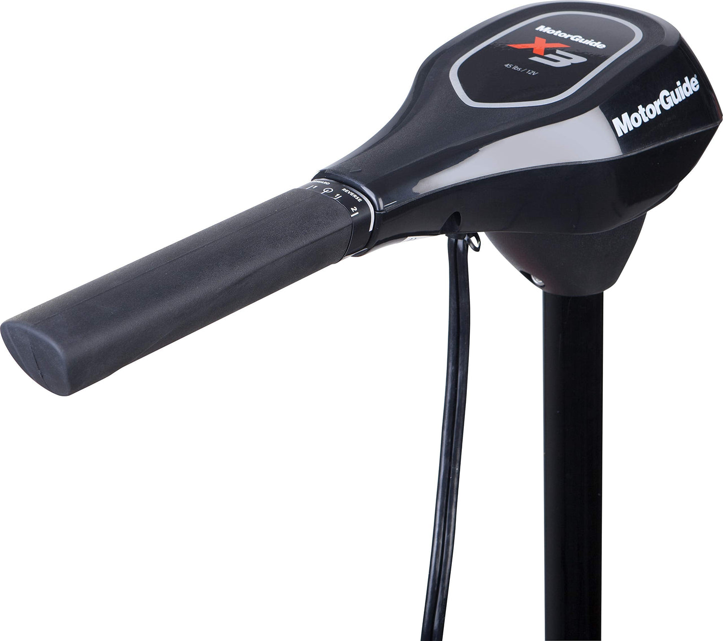 MotorGuide 940200200 X3 Freshwater Bow Mount Trolling Motor — Hand-Operated — 50-Inch Shaft, 45-Pound Peak Thrust