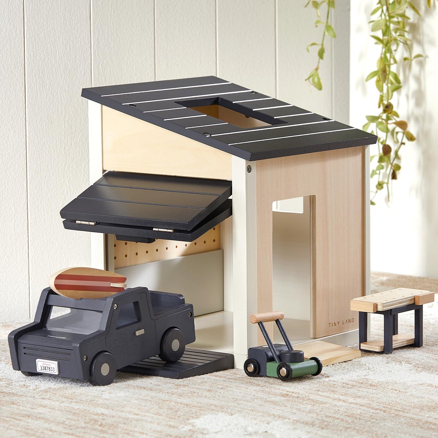 Doll House，Wooden Dollhouse People Set，Wooden Dollhouse Garage Set