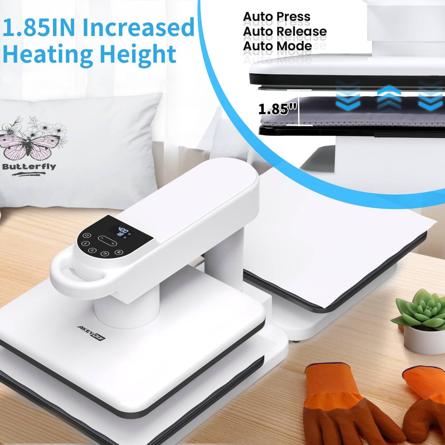 Heat Press Machine, Large Heat Press Digital Control Heat Transfer Machine for T Shirts