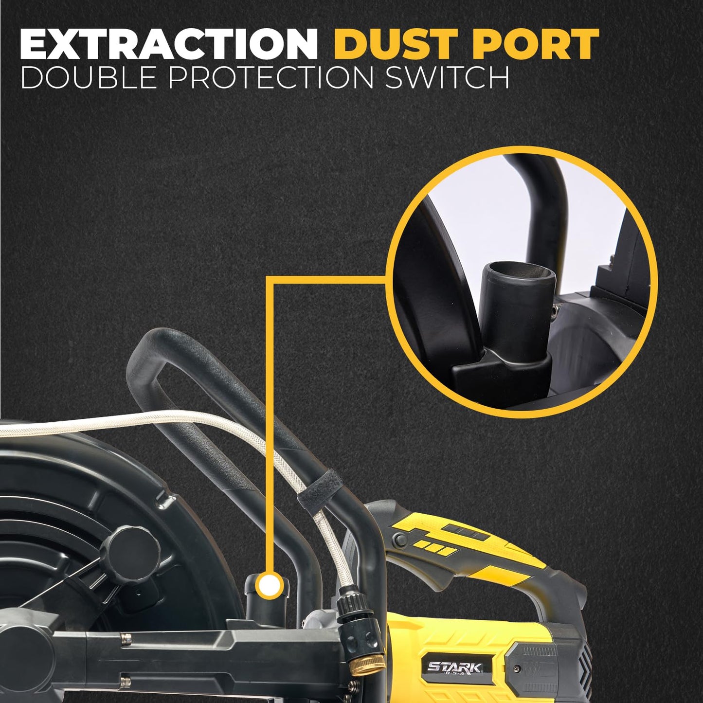 XtremepowerUS 3200W Electric 16" Circular Saw Concrete Saw Wet/Dry Concrete Cutter 20AMP With Water Line Attachment (Blade Included)