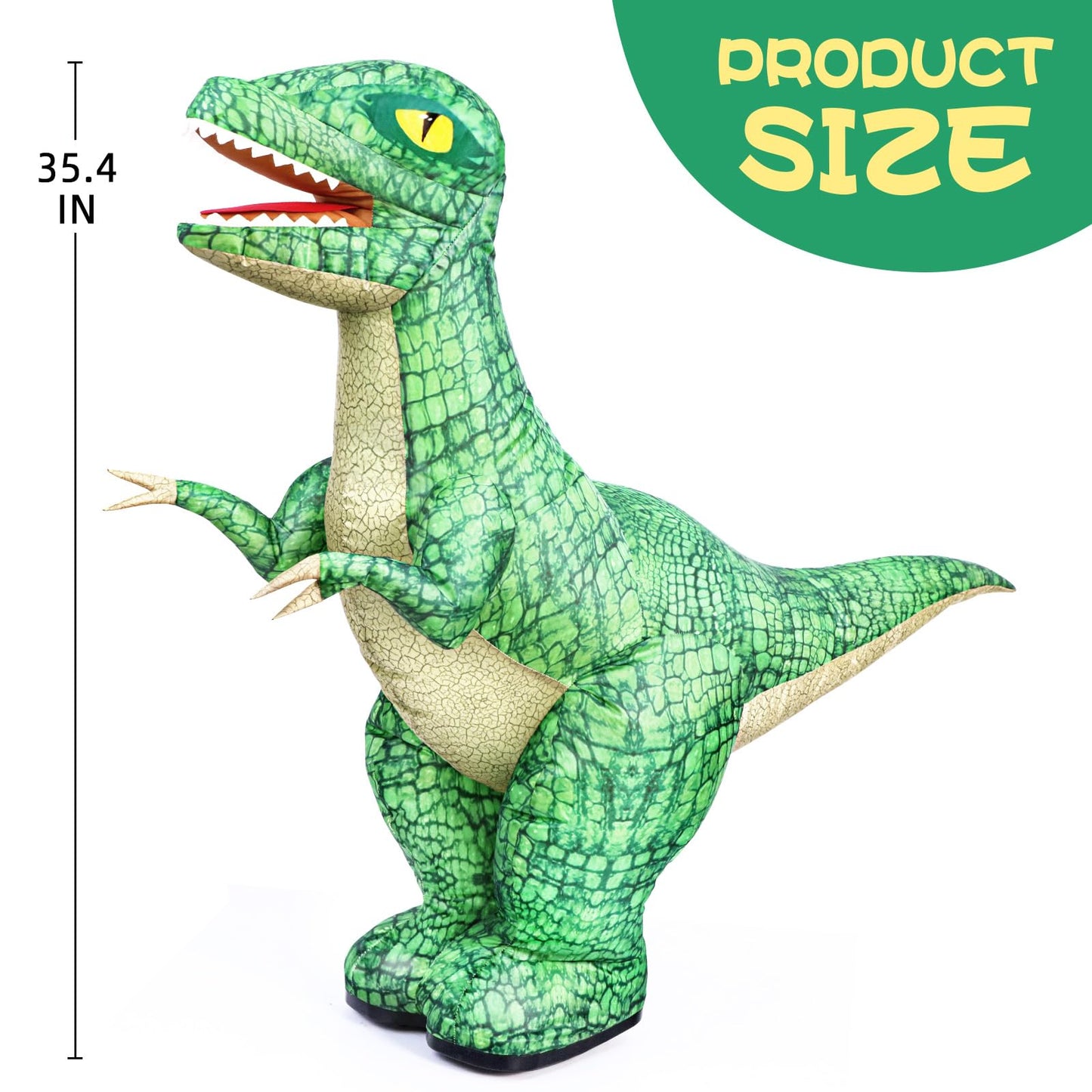 Jovow 2.4GHZ Remote Control Inflatable Dinosaur Toy for Kids,Electric Toy Dinosaur with 360°Rotation,Forward & Backward,Rechargeable Walking Dinosaur Toy for Boys Kids Age 6-8 8-12 Birthday Gifts