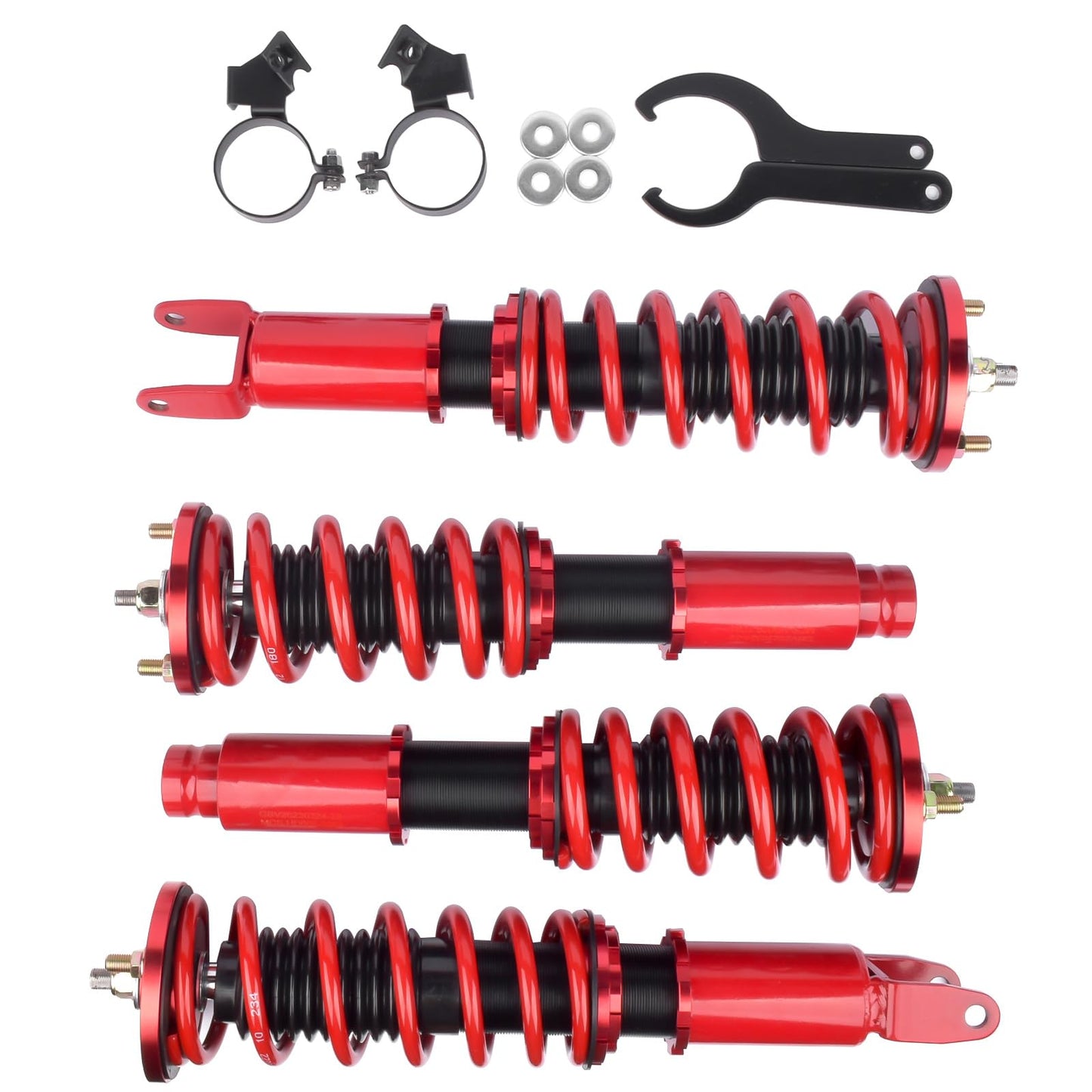 GELUOXI Coilover Height Adjustable Suspension Shocks Kit Replacement for Honda Civic 1988-2000 CRX 1988-1991 Acura Integra 1990-2001