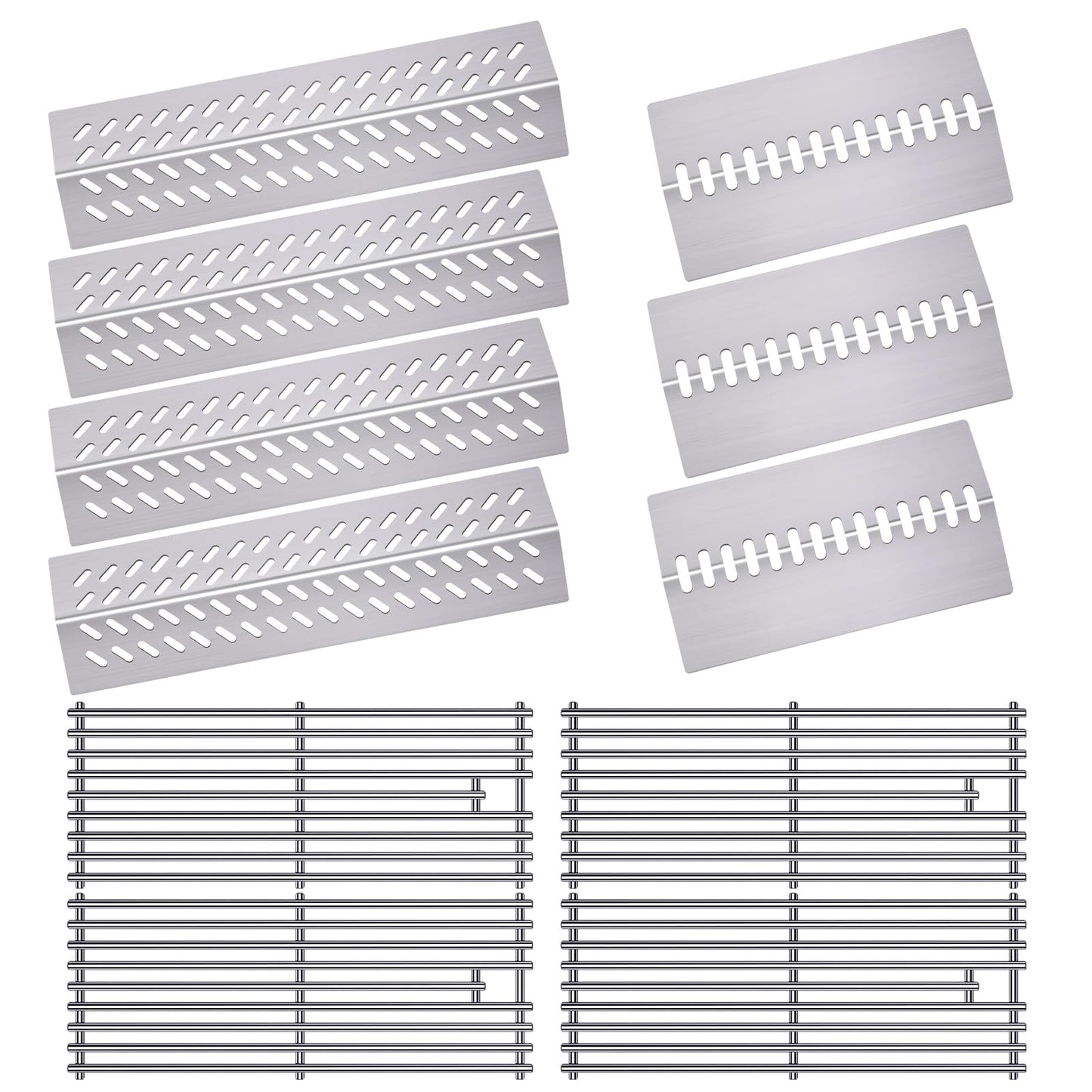 Cozilar 16GA Grill Heat Plates 9MM 16517 Grill Grates for 16631 16520 Bull Grill Replacement Parts, BBQ Bull Angus 4 Burner 47628 47629, Bull Outlaw 26038 26039, Steer Premium 69008, Lonestar 87049